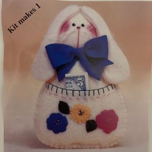 Felt bunny pocket kit